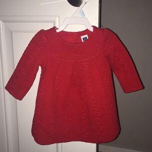 Red dress with bloomers
